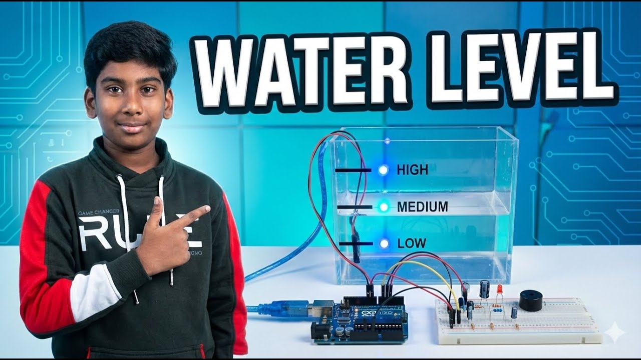 Simple Water Level Indicator with Arduino | School Project - YouTube