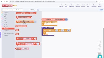 Thunkable - Loops - For Loop (Week 4 - Part 1)