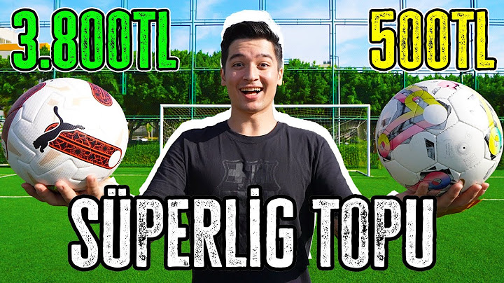 500TL vs. 3800TL SÜPER LİG TOPU!