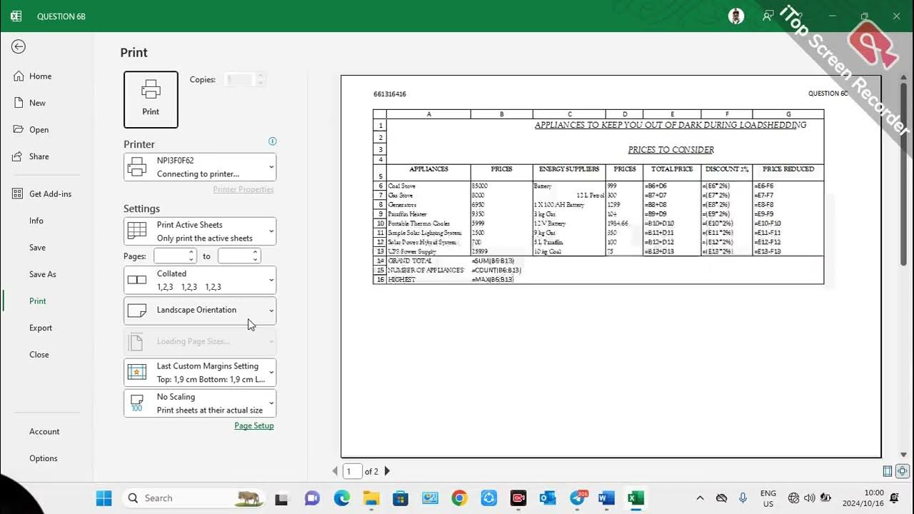 Office Data Processing Level 3 2024 Oct 17 - YouTube
