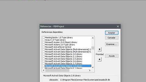 Conectar excel a access desde vba