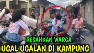 Resahkan Warga Aksi Pawai Kelulusan Anak SMA Di area Perkampungan