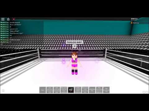 Wwe Robloxnikki Bella Entrancefearless Nikki - fearless roblox id code robl...