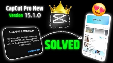 Capcut liteapks & 9mod.com problem fixed | Capcut update problem fix | Capcut Pro New Version