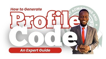 How to Generate JAMB Profile Code