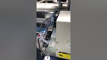 Single needle quilting machine testing