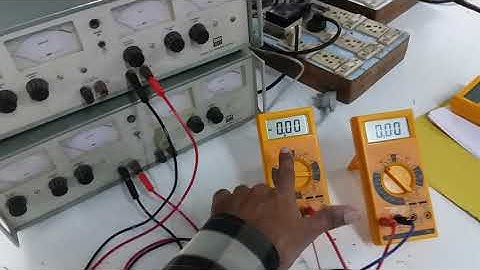 Practical MOSFET Characteristic -Connection and Testing