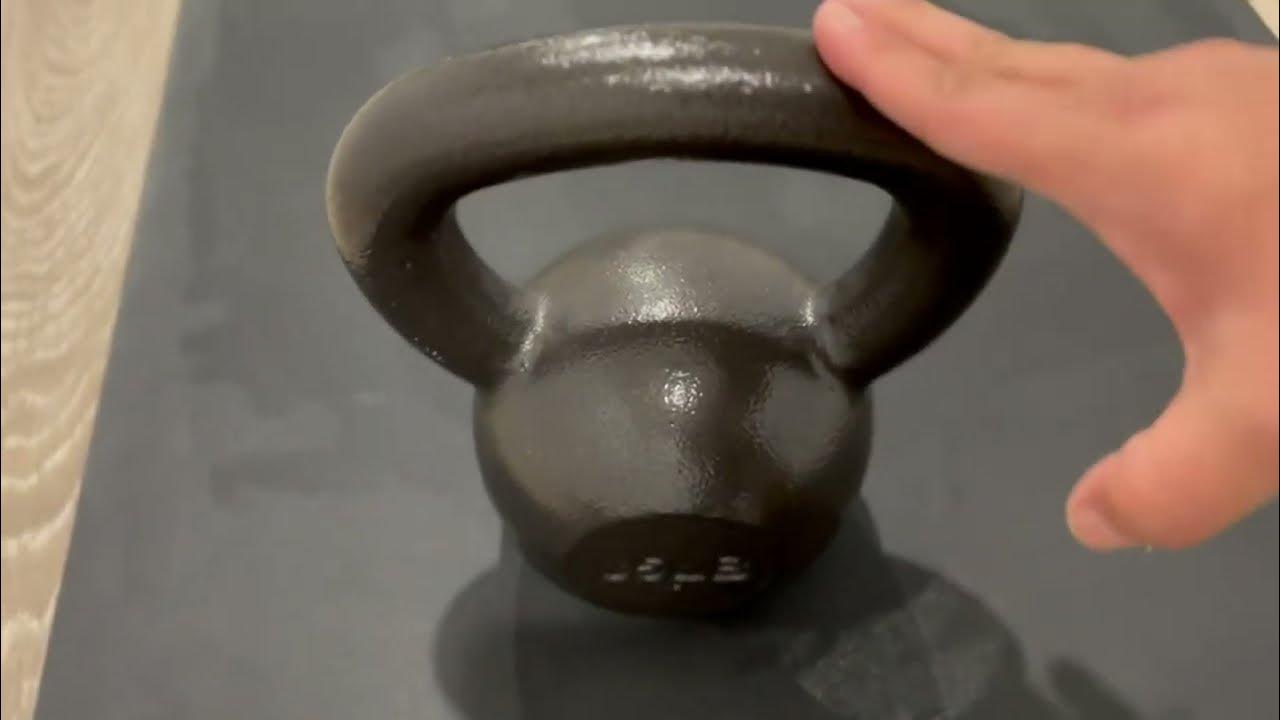 Amazon Basics Cast Iron Kettlebell Review YouTube