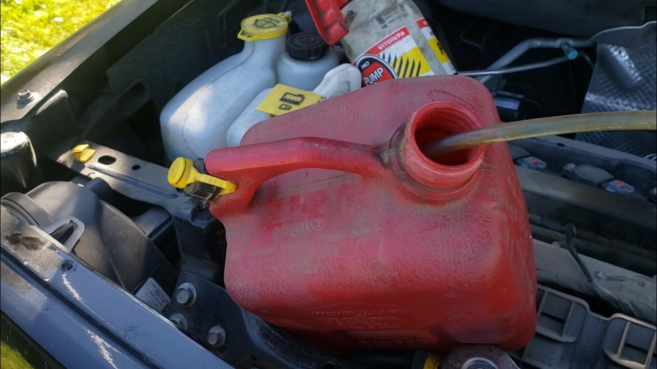 How to drain fuel diesel out of the tank- Easy steps - YouTube