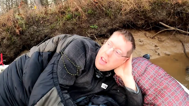 Winter Camping on Modified Skiff - Fishing Catch & Cook and Catfishing Remote Rivers