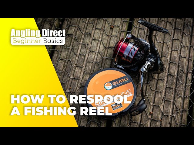 How To Respool A Fishing Reel – Coarse Fishing Beginner Basic