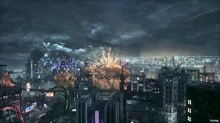 Cloudburst Detonation Scene – Gotham Covered in Fear Gas | Batman: Arkham Knight