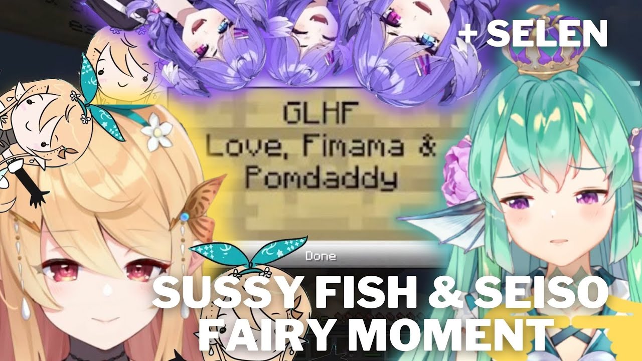 Pomu & Finana Minecraft Moments【Wholesome & SUSSY Moment】【NIJISANJI EN | Pomu Rainpuff/Finana Ryugu】
