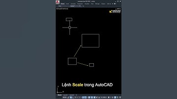 Học AutoCAD cơ bản | Lệnh Scale trong AutoCAD | #shorts
