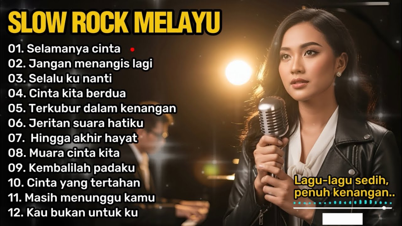 SLOW ROCK MELAYU PALING SEDIH 😭 | Teman saat santai, kerja dan perjalanan 🎶 | Selamanya Cinta 💔