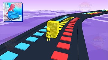 Stack Colors ​- All Levels Gameplay Android,ios Walkthrough iOS, Android level 53 54