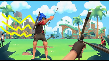 {tf2} how to "run" with a charged huntsman (exploit)