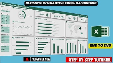 Make an Outstanding Excel Dashboard | Interactive Excel Dashboard | STEP BY STEP GUIDE