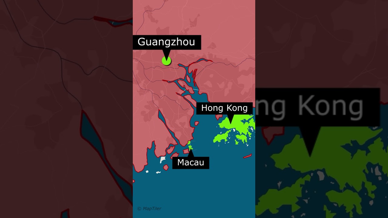 60 Second City: Guangzhou, China! #60secondcities #map #china #guangzhou