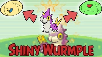 Live Shiny Wurmple on Ruby after 8,890 REs (Phase 7) (+Evolution)
