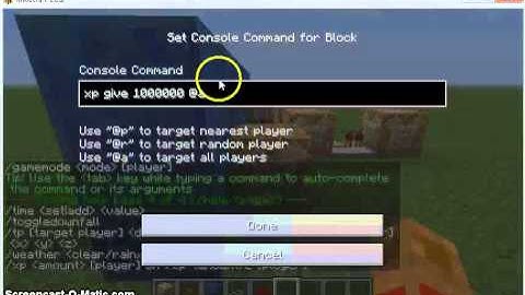 How to use Command blocks in SinglePlayer