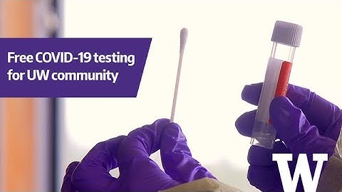 Free coronavirus testing for the UW community