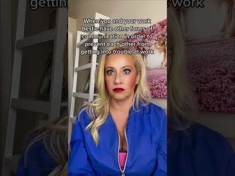 Non Verbal Communication With My Work Bestie Comedy Shortsvideo Funny 