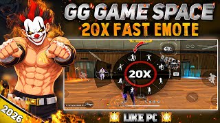 Free Fire 20X Fast Emote 2026 | Emotes like PC with GG Game Space! 😱🔥 screenshot 5
