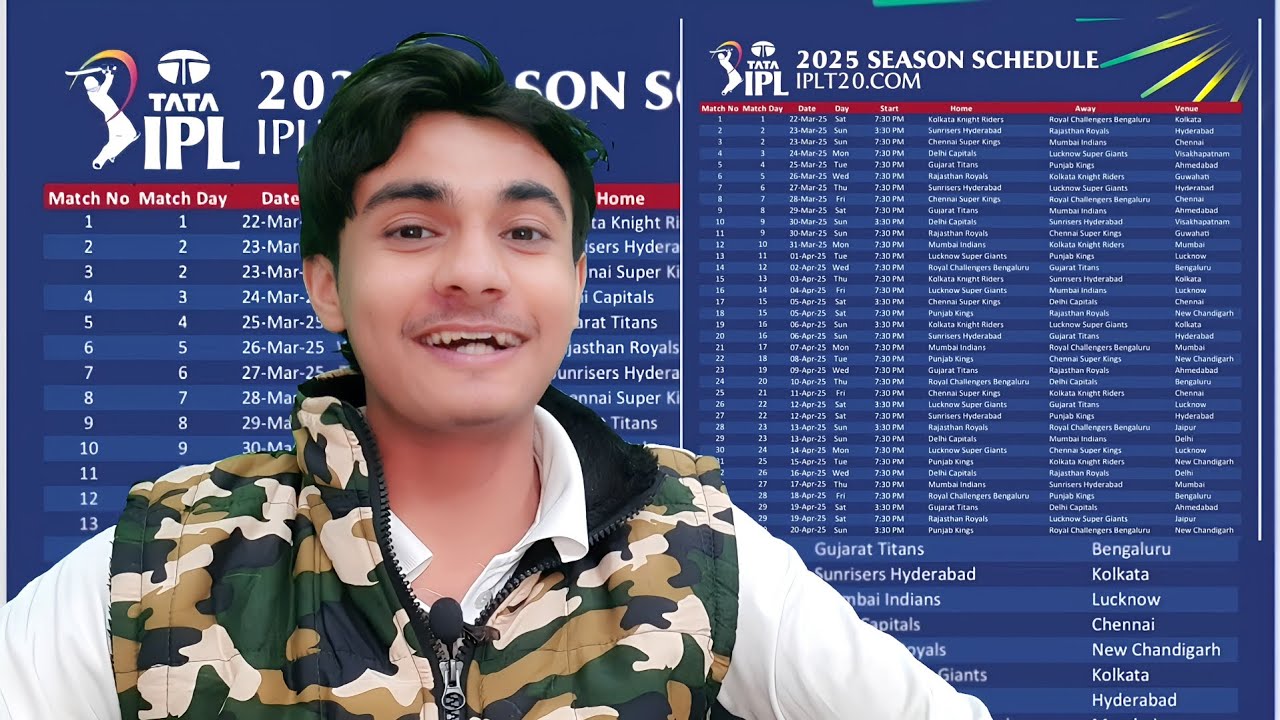 IPL 2025 Full Schedule Out Each And Every Match TATA IPL 2025 YouTube ipl-2025-full-schedule-out-each-and-every-match-tata-ipl-2025-youtube