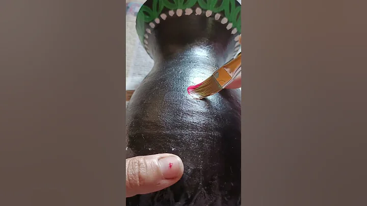 acrylic painting|| clay pot painting|| #shorts #shortsvideo #youtubeshorts #viralshorts