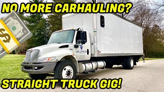 NO MORE CARHAULING? | HOW  MUCH CAN YOU MAKE ON STRAIGHT TRUCK? |