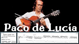 Video thumbnail of "Paco de Lucía - KILLER lick from 'Spain' with the guitar trio"