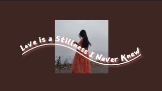 Sam Smith - Love is a Stillness. Nightshade Cover.