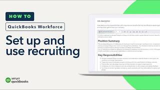 How to set up and use recruiting in Workforce