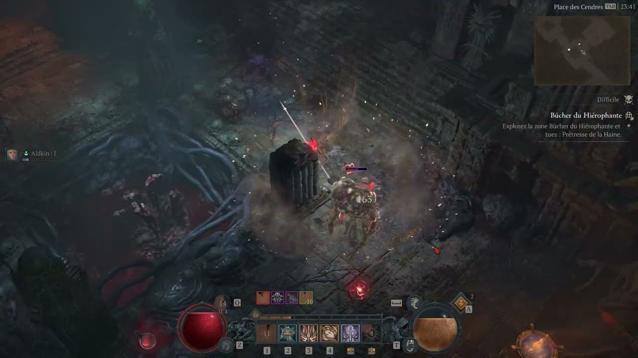 Diablo 4 : Donjon Bucher du Hiérophante ( Paladin Nvx 36 / Monde 1 )