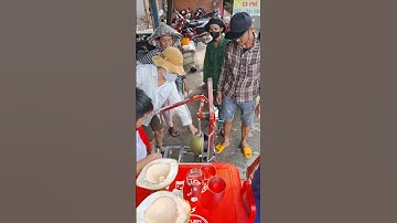 Lấy nước Dừa gần nhà #mrvui #machine #nuocdua #diy
