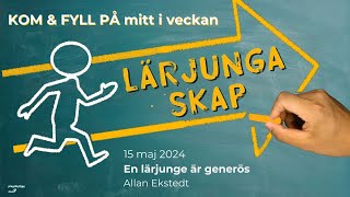 En lärjunge är generös  2024-05-15 Allan Ekstedt