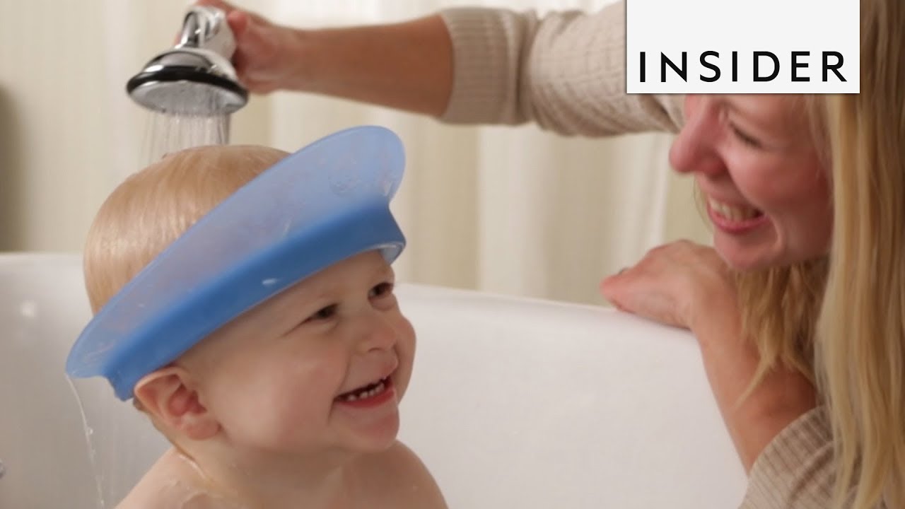 Bath Visor Makes Shower Time Easier for Kids