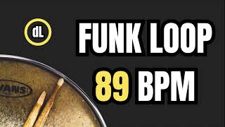 Funk Drum Groove Loop 89 BPM