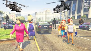 5 YILDIZ OLDUK . HER TARAFIMIZ SARILDI  GTA 5 Hello Neighbor  Dark Riddle  Scary Teacher