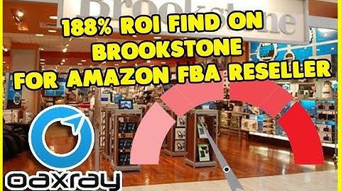 188% ROI Find on Brookstone for Amazon FBA Reseller to use Online Arbitrage using Oaxray