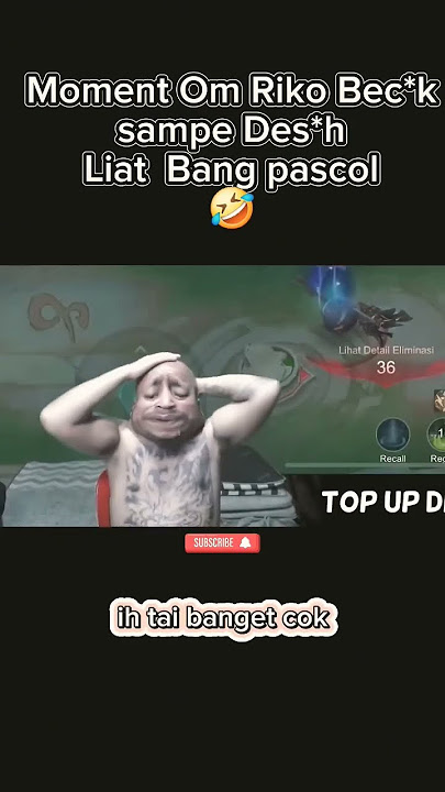 pascol emosi dengerin desahan om riko #mobilelegends #mlbb #topglobalmiya #pascolkintil #shorts