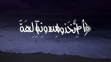 سورة الأنبياء من الآية ١٦ ــ ٣٥ بصوت القارئ مختار الحاج