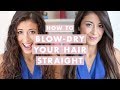 How to Blow-Dry Your Hair Straight (Step-by-Step)