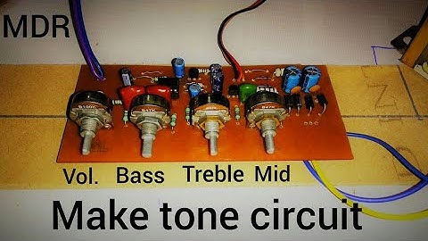 Make bass treble volume controller at home