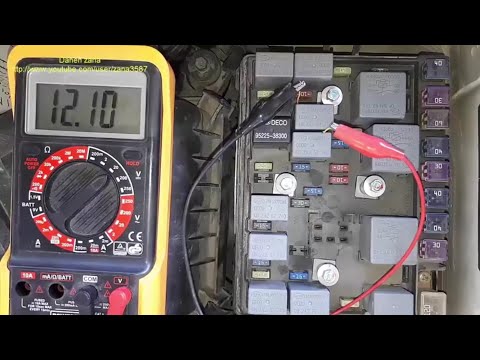 Fuel pump test _ fuse test _ relay test - Kia sportage  (video37)
