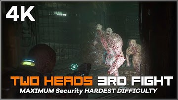 THE CALLISTO PROTOCOL - TWO HEADS 3rd BOSS FIGHT MAXIMUM Security Difficulty (HARDEST) 4K UltraHD