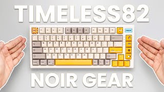 TIMELESS82 by NOIR GEAR - 75% Mechanical Keyboard with OLED Screen - UNBOXING (ASMR) + Typing Sound