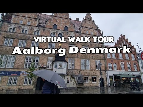 4K VIRTUAL WALK TOUR - Aalborg Denmark