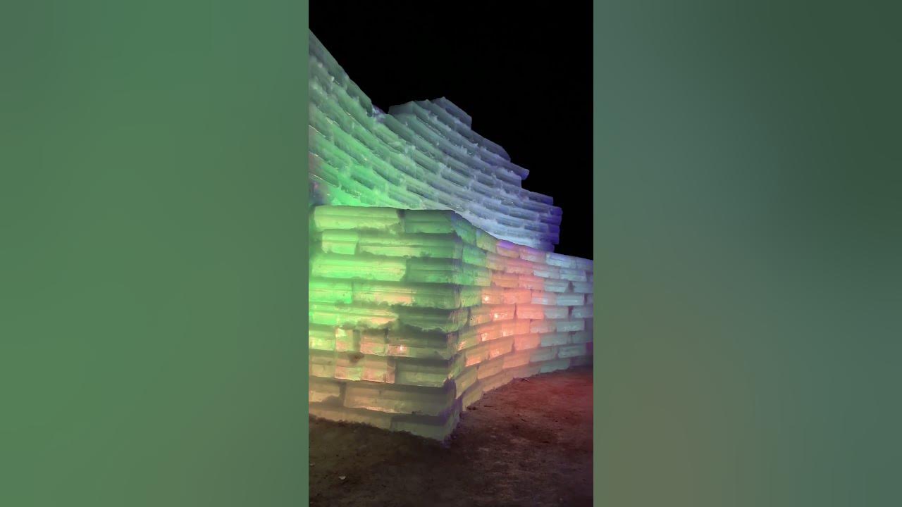 Inside The Saranac Lake Ice Castle [Winter Carnival 2023] YouTube